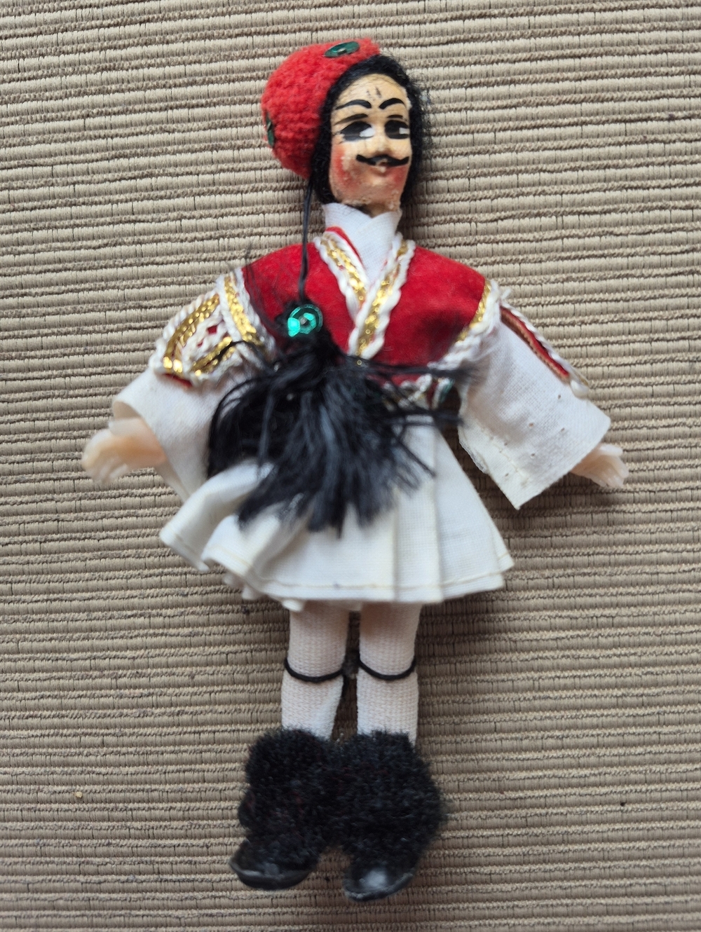 Collectible vintage souvenir Greek Presidential Guard Doll